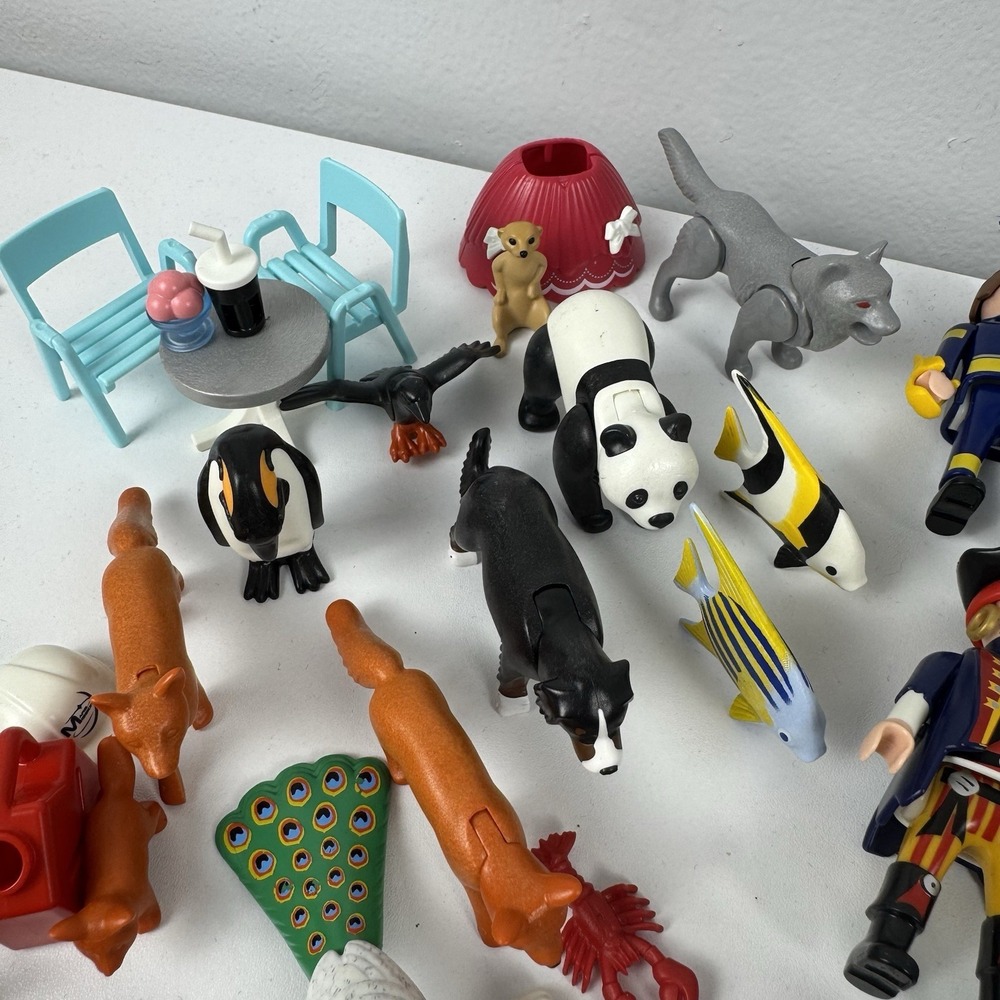 Huge Playmobil Lot 100+ Figures Animals Accessories Bulk Kids Toy Bundle - Picture 5 of 16